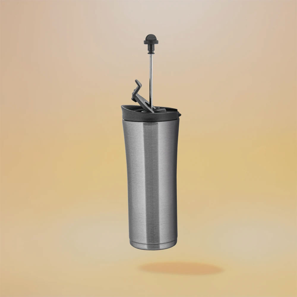 French Press Termos - Lacivert / 500 ml - Görsel 2