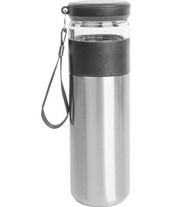 Demlikli Termos - Gümüş / 450 ml