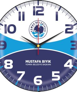 Bombe Cam Duvar Saati - Ø 30 cm