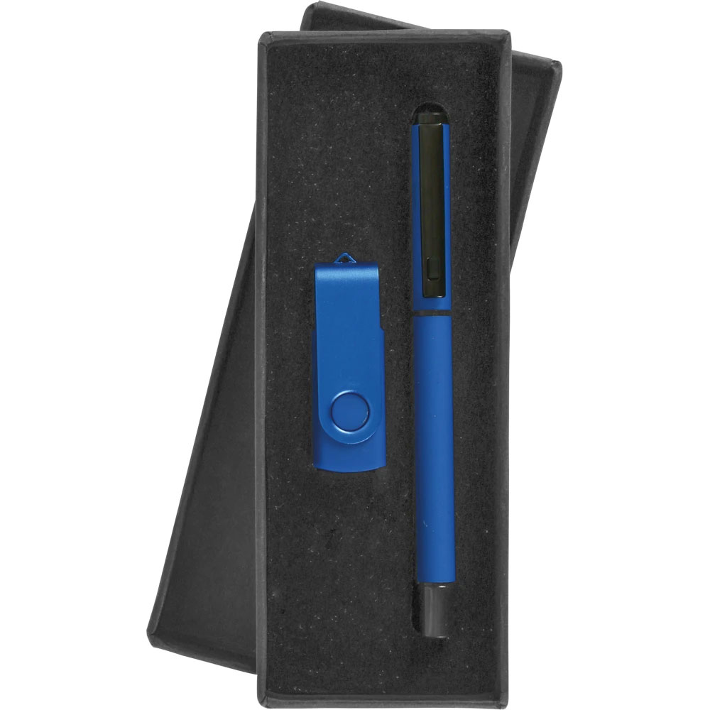USB Kalem Set - Lacivert / 16 GB