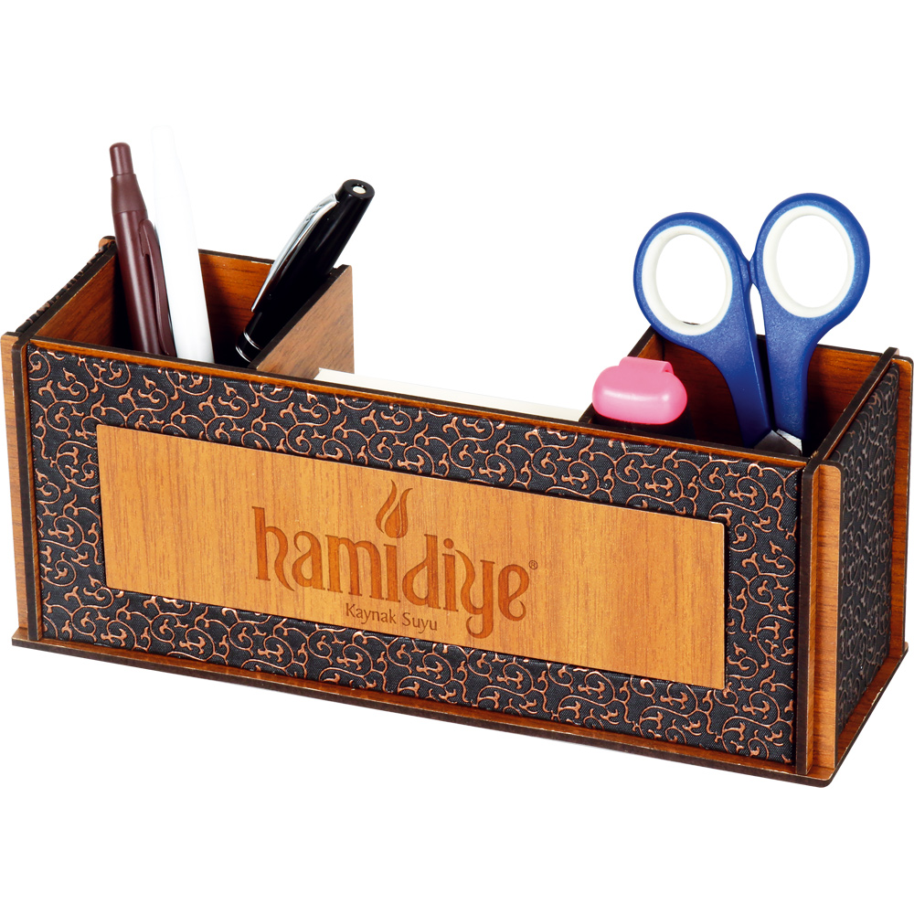 Ahşap Organizer - 7,5 x 9 x 23,4 cm - Görsel 2