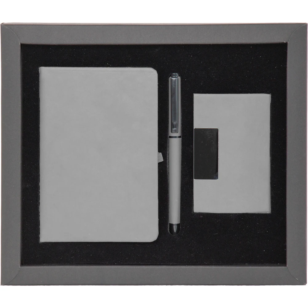 Hediyelik Set - Gri / 24,7 x 21 x 2 cm
