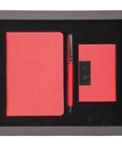 Hediyelik Set - Kırmızı / 24,7 x 21 x 2 cm