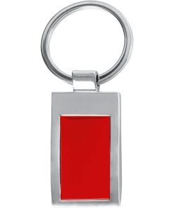 Tek Yön Anahtarlık - Kırmızı / 2 x 8,5 cm