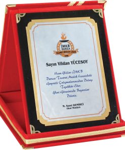 Albüm Plaket - Kırmızı / 12 x 16 cm
