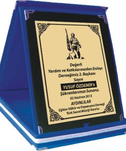 Albüm Plaket - Lacivert / 15 x 20 cm