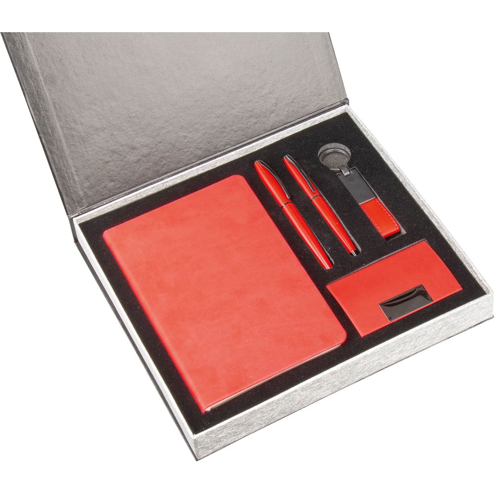 Hediyelik Set - Kırmızı / 28 x 26 x 3,5 cm