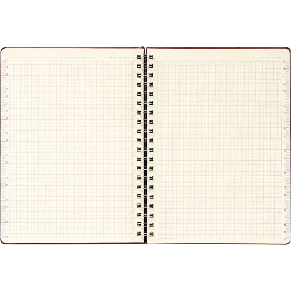 Spiralli Tarihsiz Defter - Lacivert / 20 x 28 cm - Görsel 2