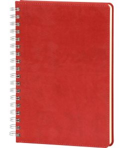 Spiralli Tarihsiz Defter - Kırmızı / 20 x 28 cm