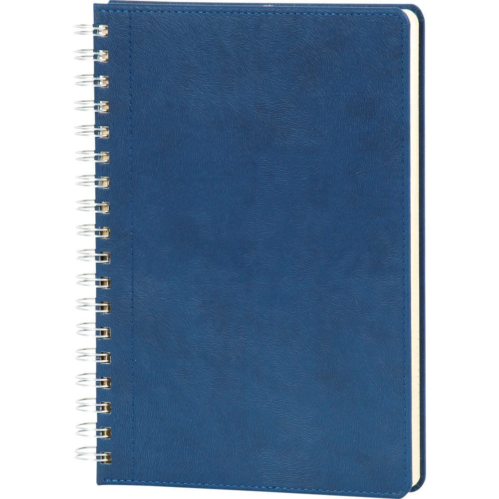 Spiralli Tarihsiz Defter - Lacivert / 17 x 24 cm