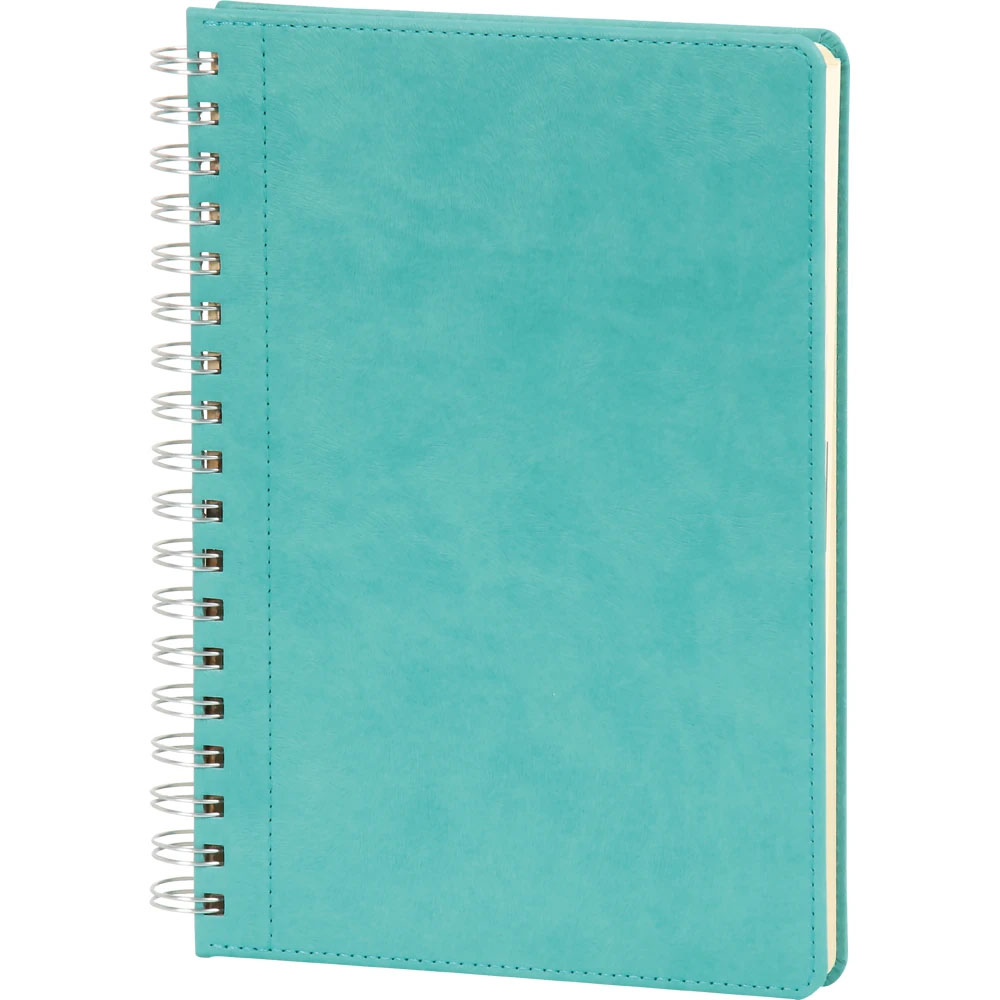 Spiralli Tarihsiz Defter - Turkuaz / 17 x 24 cm