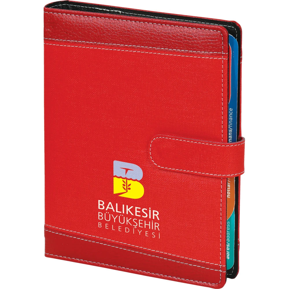Organizer Ajanda - Kırmızı / 18 x 23 cm