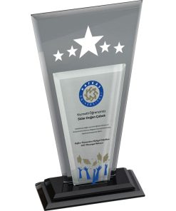 Kristal Plaket - 13 x 25 cm