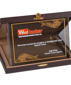 Kutulu Kristal Plaket - 15 x 20 cm