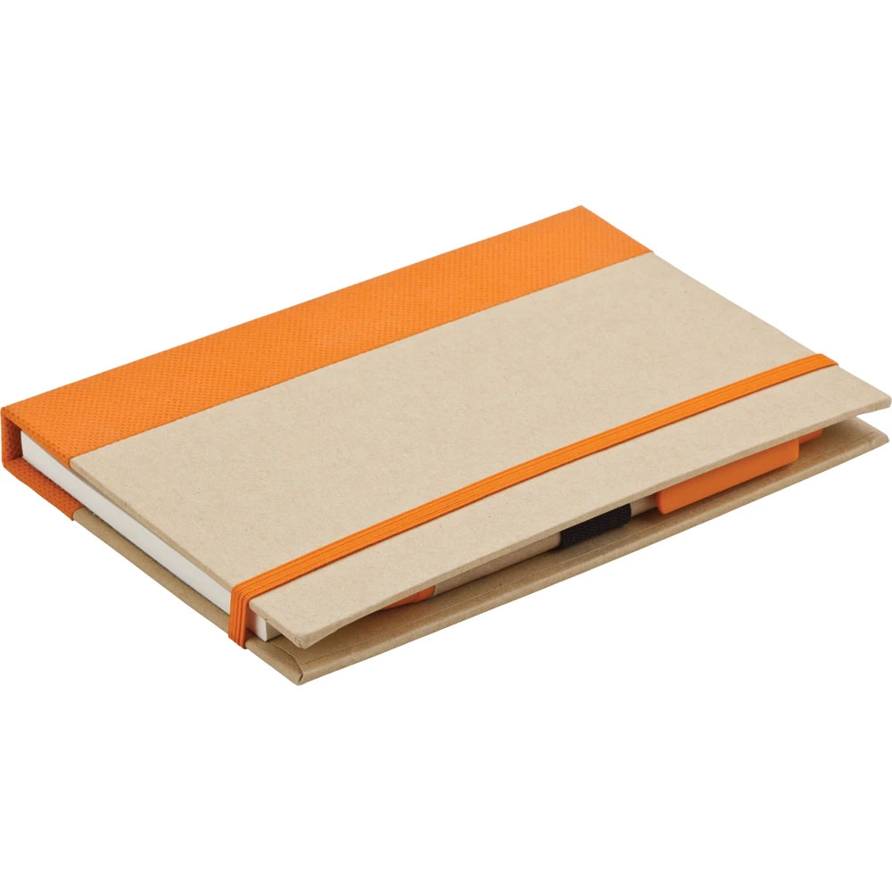 Renkli Yapışkanlı Notluk - Turuncu / 17,5 x 12 x 1,5 cm