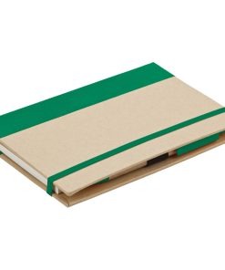 Renkli Yapışkanlı Notluk - Yeşil / 17,5 x 12 x 1,5 cm