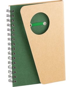 Spiralli Notluk - Yeşil / 10,5 x 14,7 cm