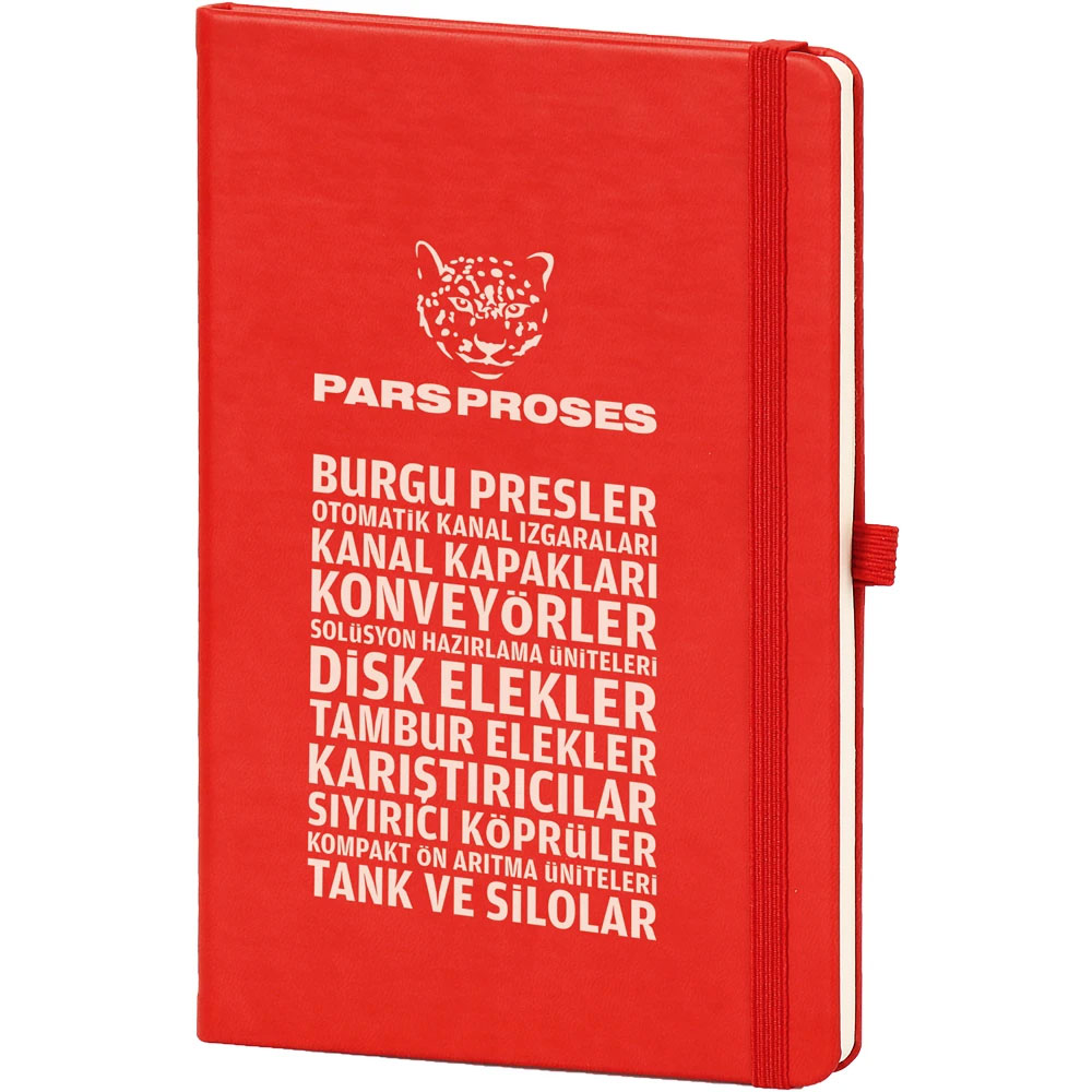 Tarihsiz Defter - Kırmızı / 13 x 21 cm