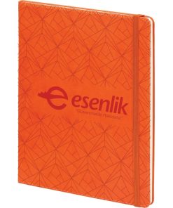 Tarihsiz Defter - Turuncu / 19,5 x 25 cm