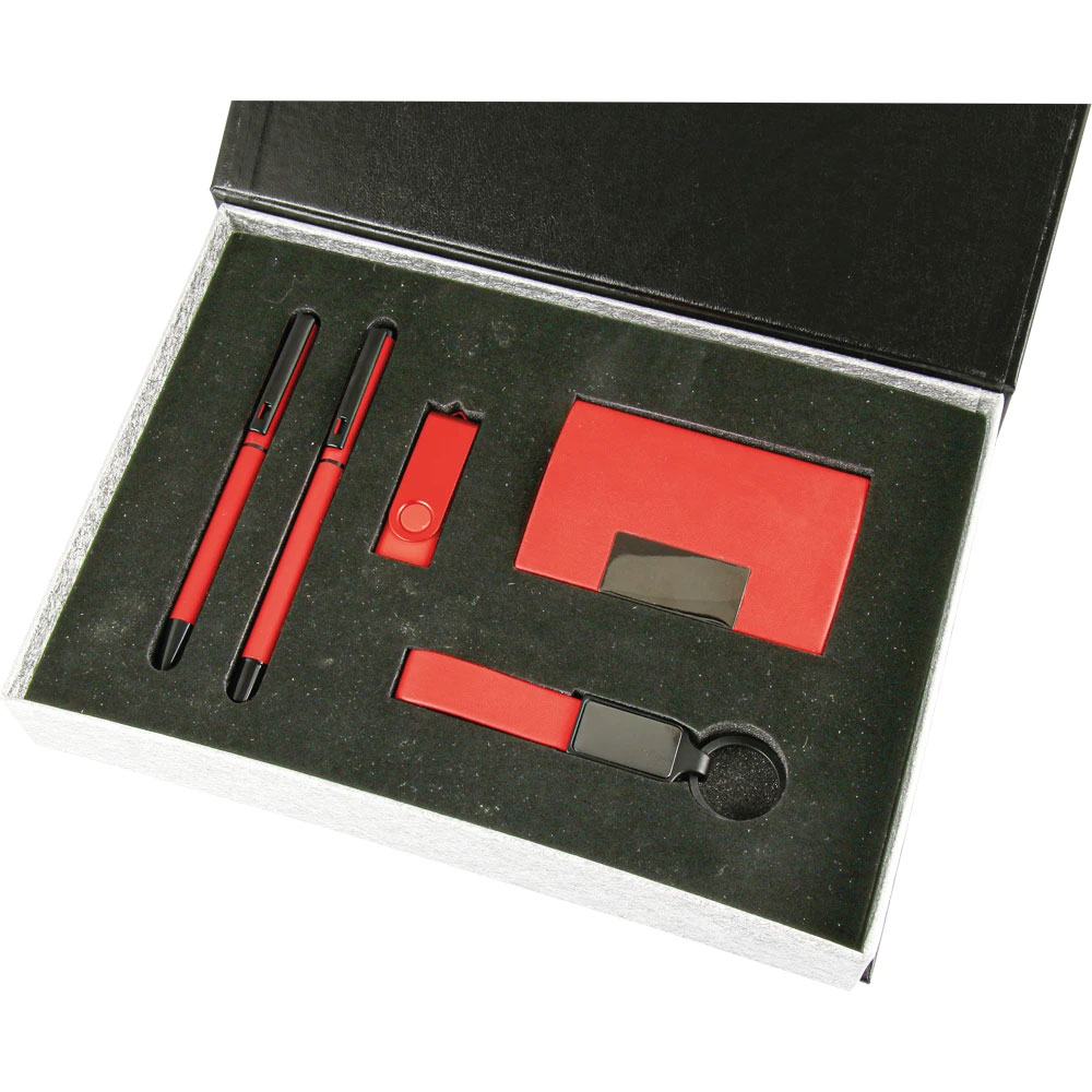 Hediyelik Set - Kırmızı / 25 x 19 x 4 cm