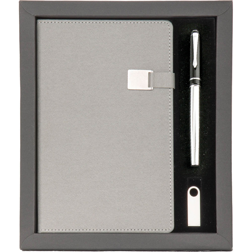 Hediyelik Set - Gri / 24,7 x 21 x 2 cm