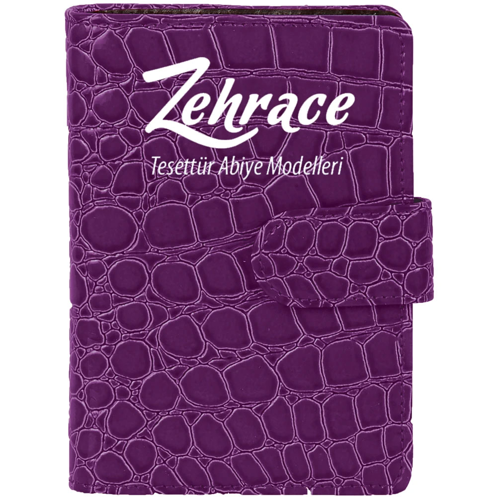 Organizer Cep Defteri - Mor / 10,5 x 14,5 cm