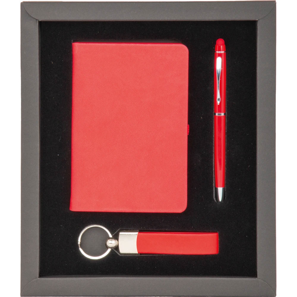Hediyelik Set - Kırmızı / 24,7 x 21 x 2 cm
