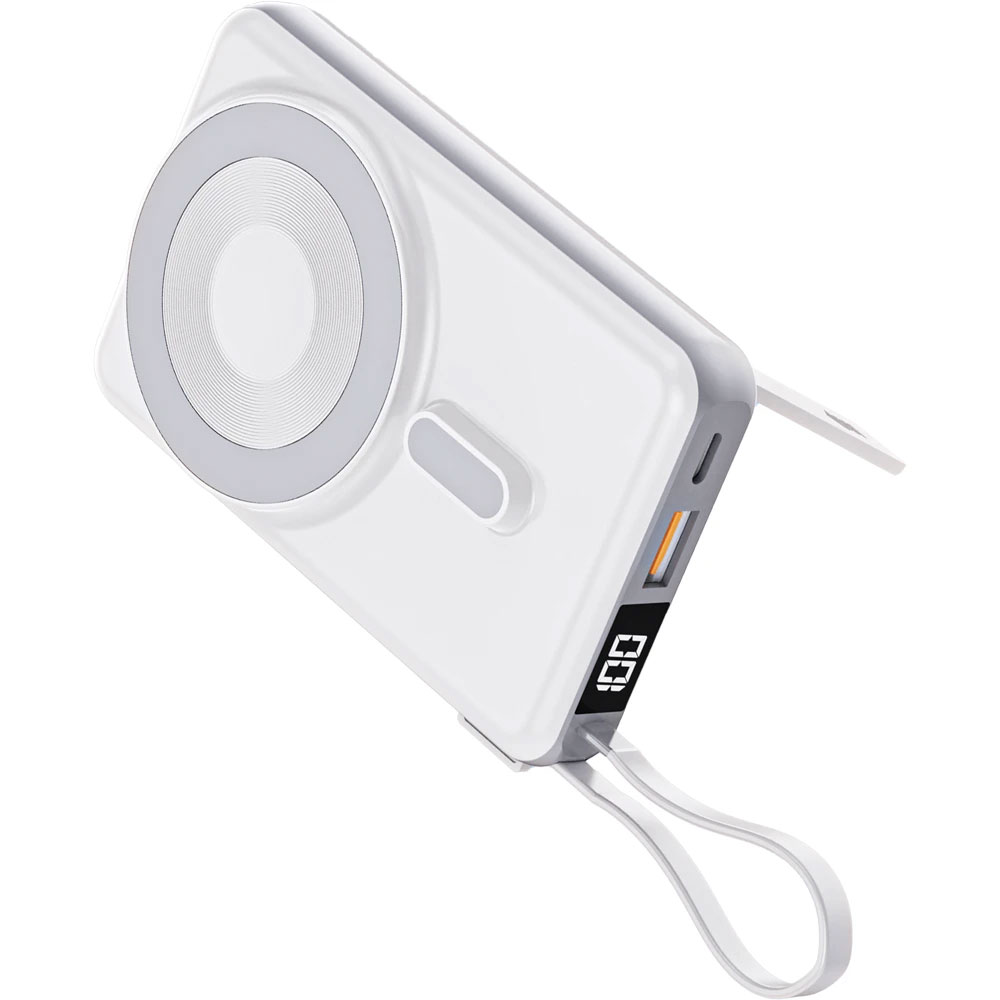 4 in 1 MagSafe PowerBank - Beyaz / 10.000 mAh