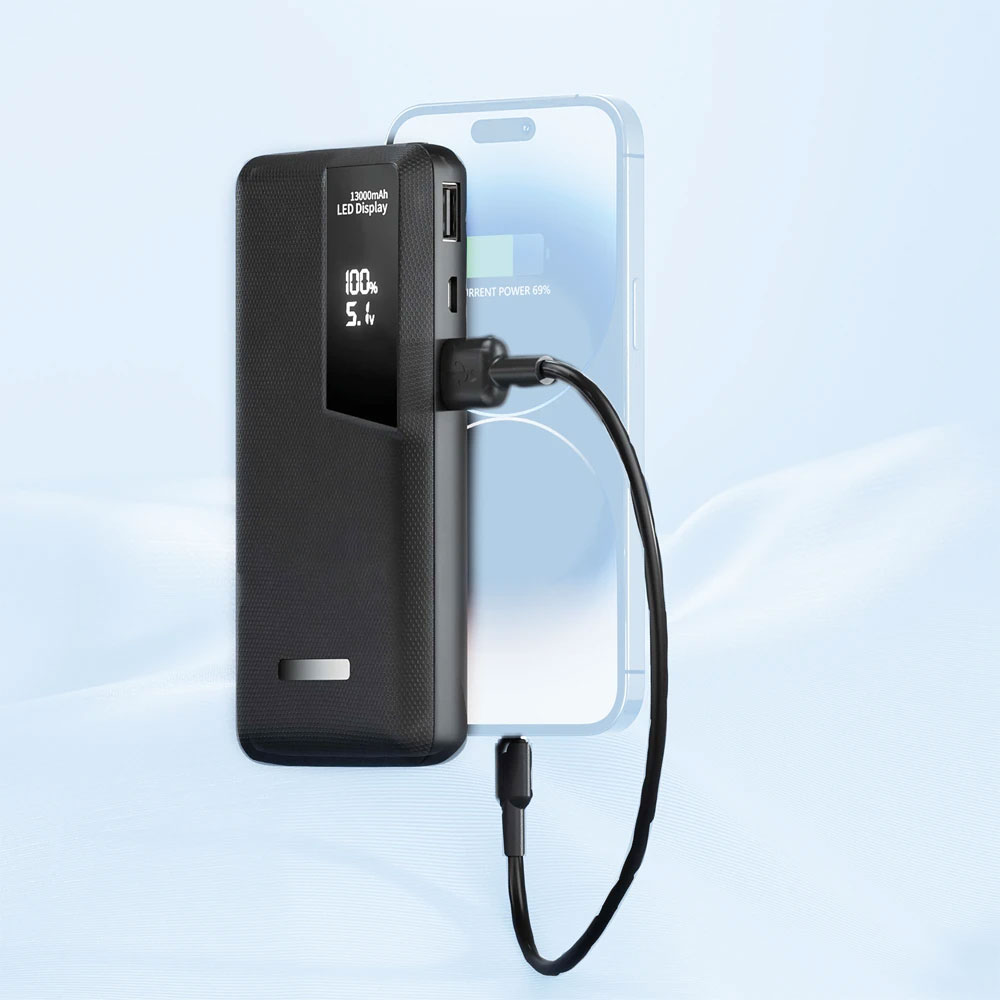 Powerbank - Kırmızı / 13.000 mAh - Görsel 2