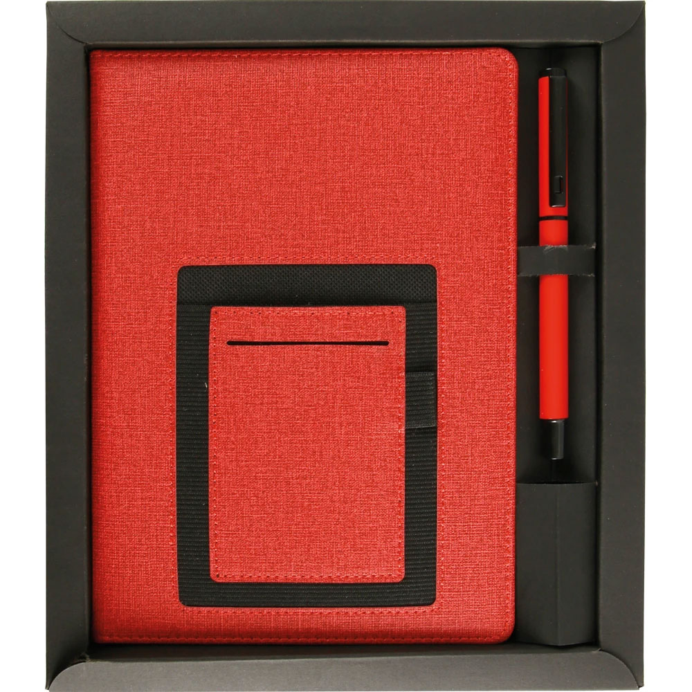 Hediyelik Set - Kırmızı / 24,7 x 21 x 2 cm