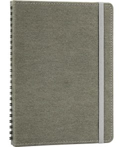 Gizli Spiralli Defter - Füme / 15 x 21,5 cm