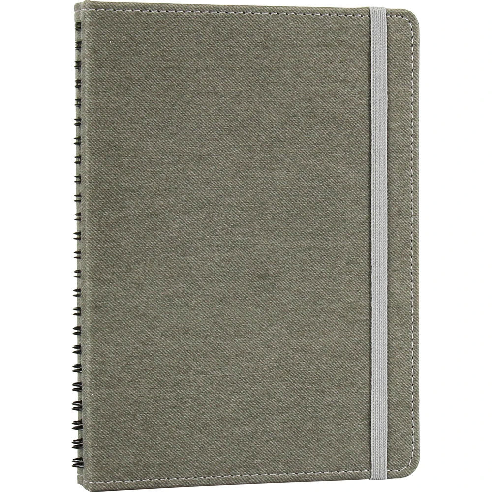 Gizli Spiralli Defter - Füme / 15 x 21,5 cm