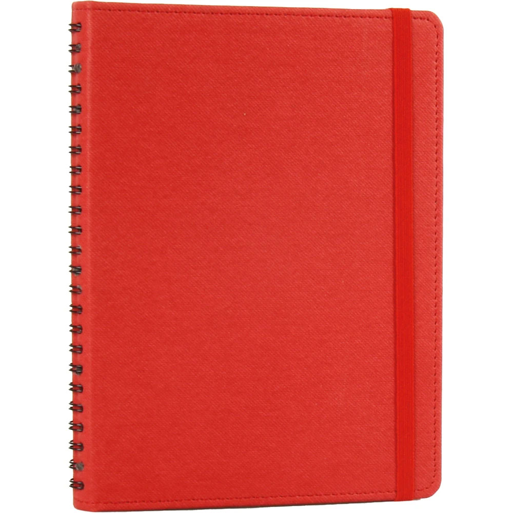 Gizli Spiralli Defter - Kırmızı / 15 x 21,5 cm