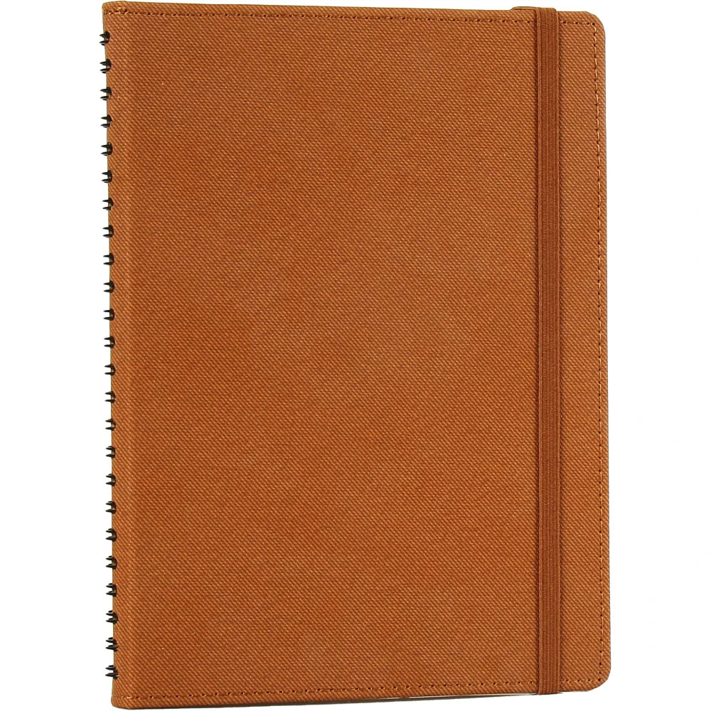 Gizli Spiralli Defter - Taba / 15 x 21,5 cm