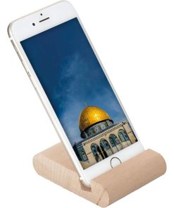 Ahşap Telefon Tutucu - 6,5 x 7,7 x 1,8 cm