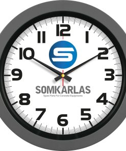 Plastik Duvar Saati - Füme / Ø 40 cm