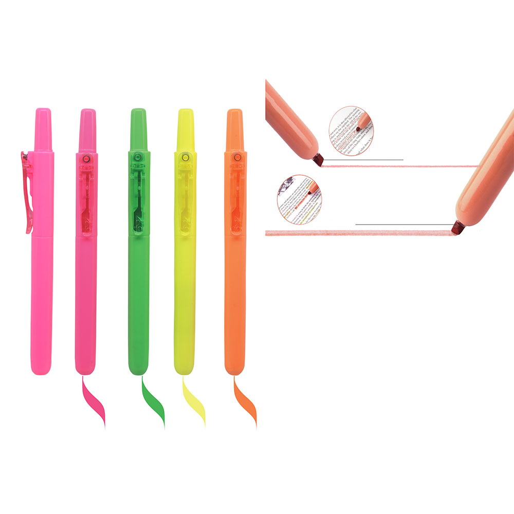 Basmalı Highlighter Kalem - Neon Yeşil