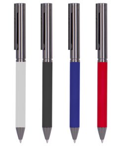 Metal Rubber Tükenmez Kalem - Beyaz