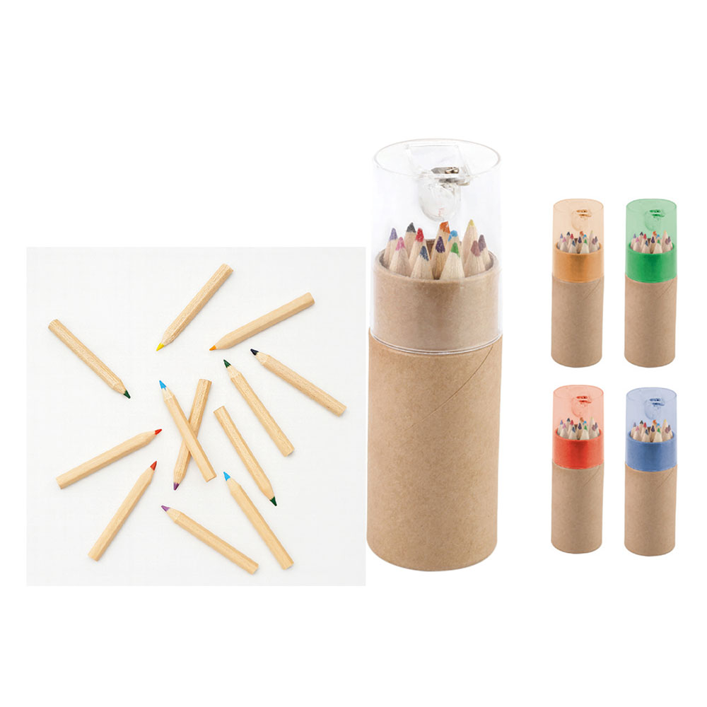 12'li Küçük Boya Kalemi - Yeşil
