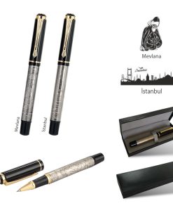 Tekli Kabartma Roller Kalem Seti - Mevlana