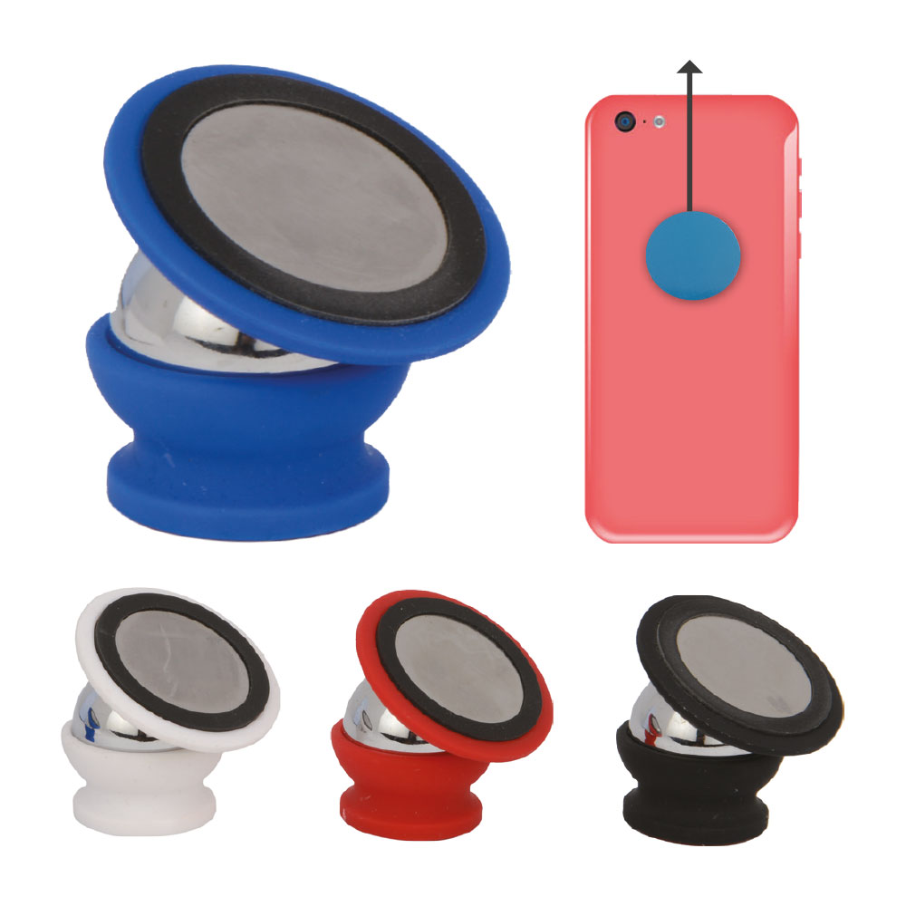 Metal Mıknatıslı Araç Telefon Standı - Mavi