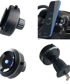 Araç İçi Wireless Şarjlı Telefon Standı - Siyah