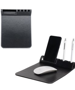 Suni Deri Mouse Pad - Siyah