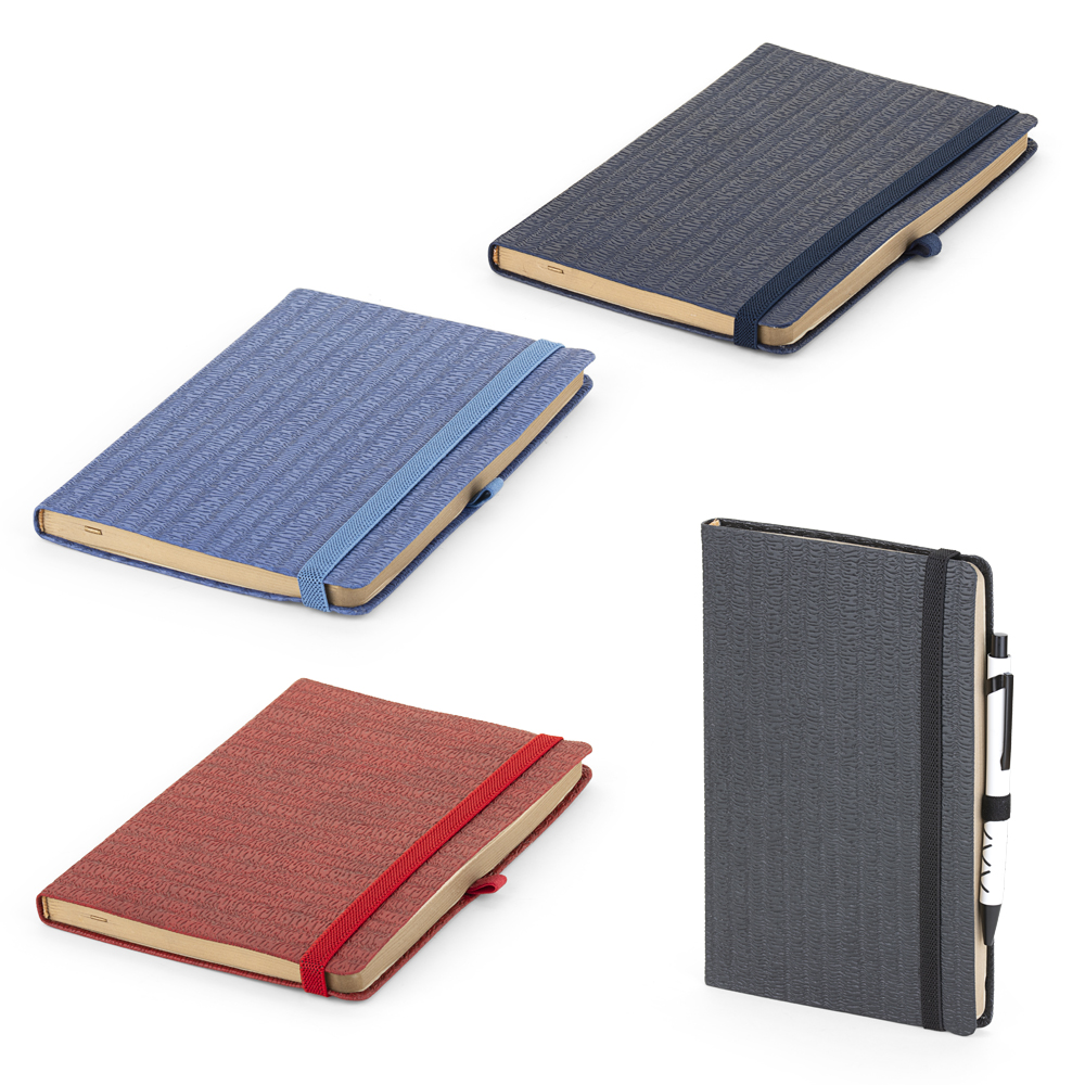 Termoderi Yumuşak Çift Kapak Defter ( 13 x 21 cm ) - Koyu Mavi