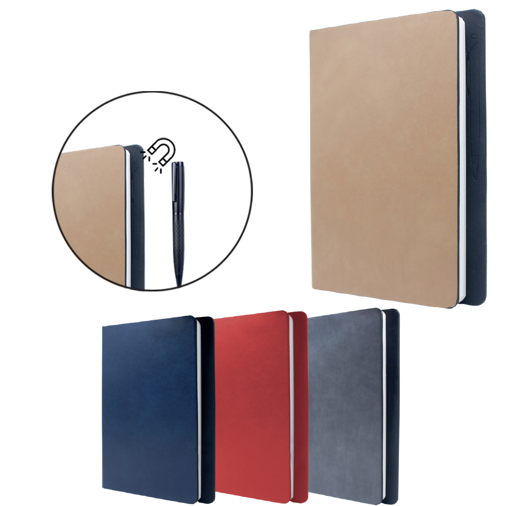 Sert Kapaklı Defter 14,2 x 21 cm - Lacivert