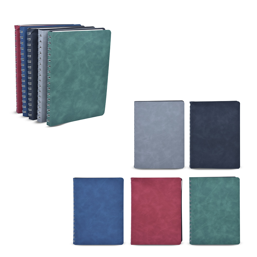 Yumuşak Kapaklı Spiralli Defter 14,4 x 21,2 cm - Lacivert