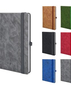 Termo Deri Kapak Defter 13x21 cm - Siyah