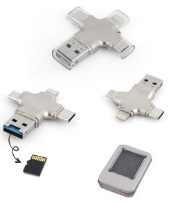 16 GB Metal USB Bellek - Gümüş / 16 GB
