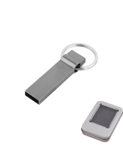 16 GB Metal Anahtarlık USB Bellek - Gümüş / 16 GB