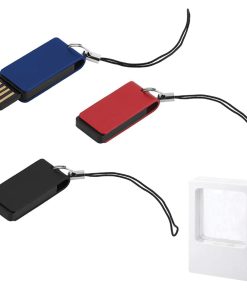 8 GB Döner Mekanizmalı Alüminyum USB Bellek - Kırmızı / 8 GB